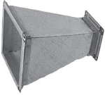 Переход воздуховода прямоугольного