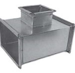 Тройник воздуховода прямоугольного